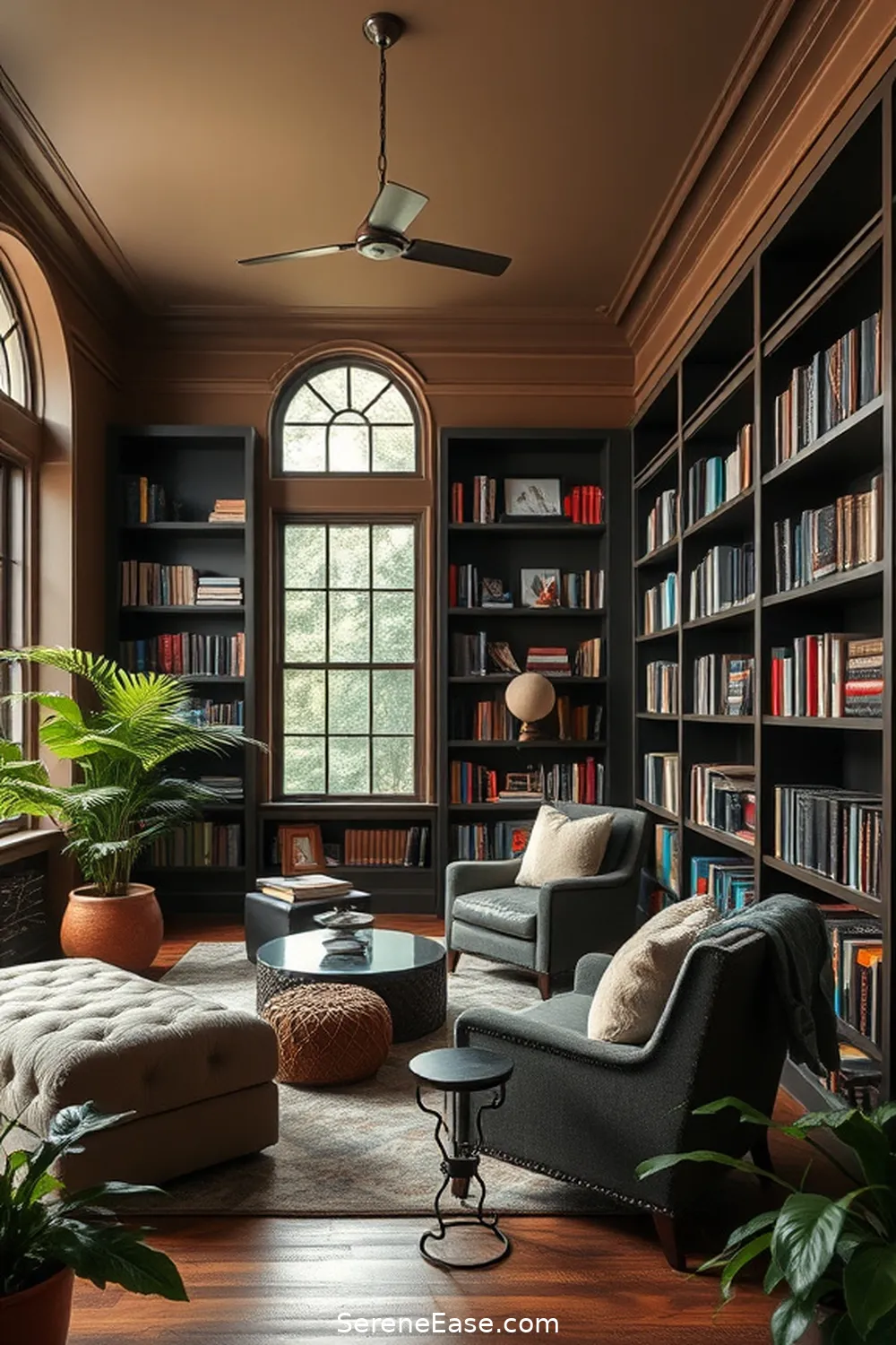 18 Earth Tone Color Schemes for a Modern Farmhouse Library Style ...