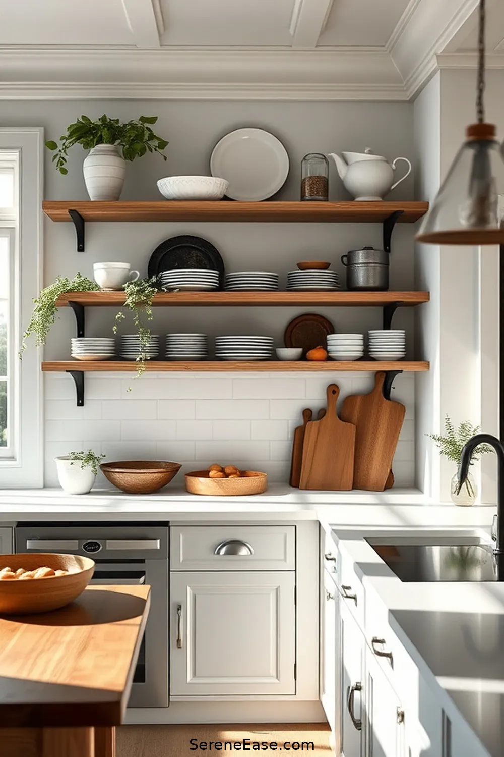 20 Ways to Achieve Monochromatic Kitchen in Modern Farmhouse Style ...