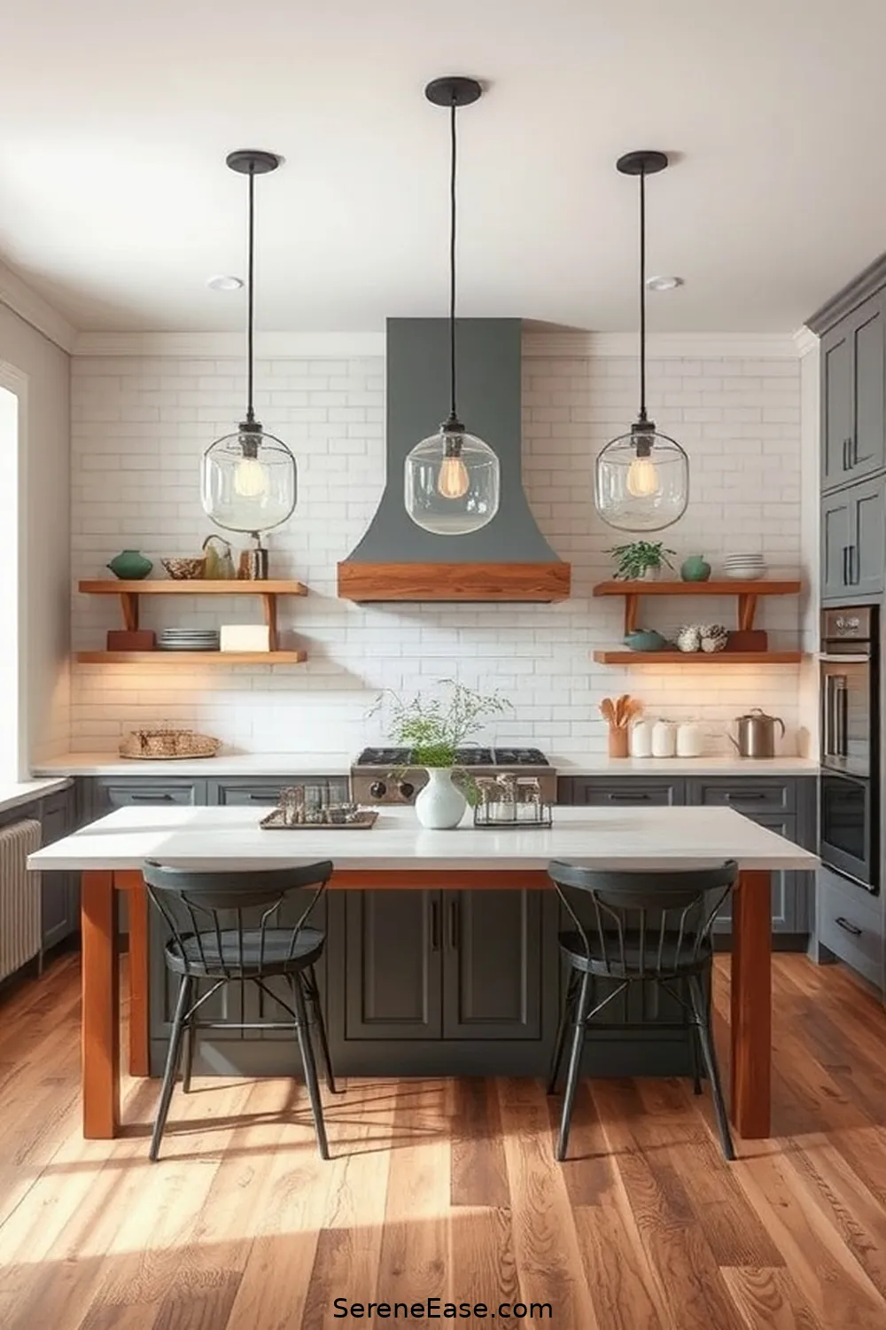 20 Ways to Achieve Monochromatic Kitchen in Modern Farmhouse Style ...