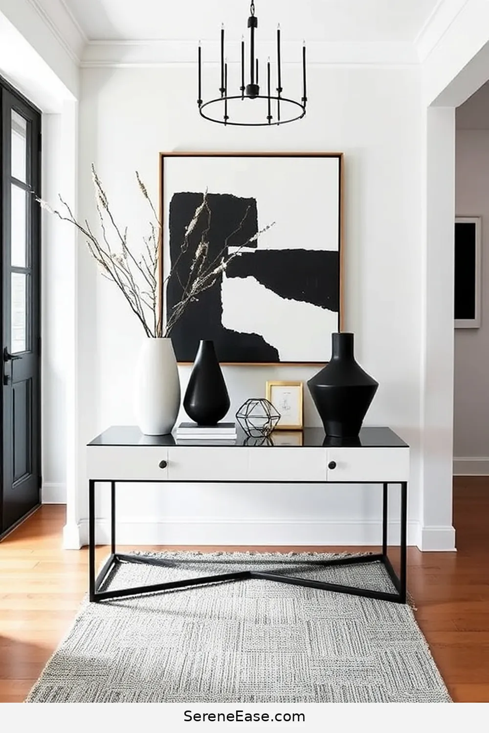21 Ways to Incorporate Black and White Style in a Mid-Century Modern ...