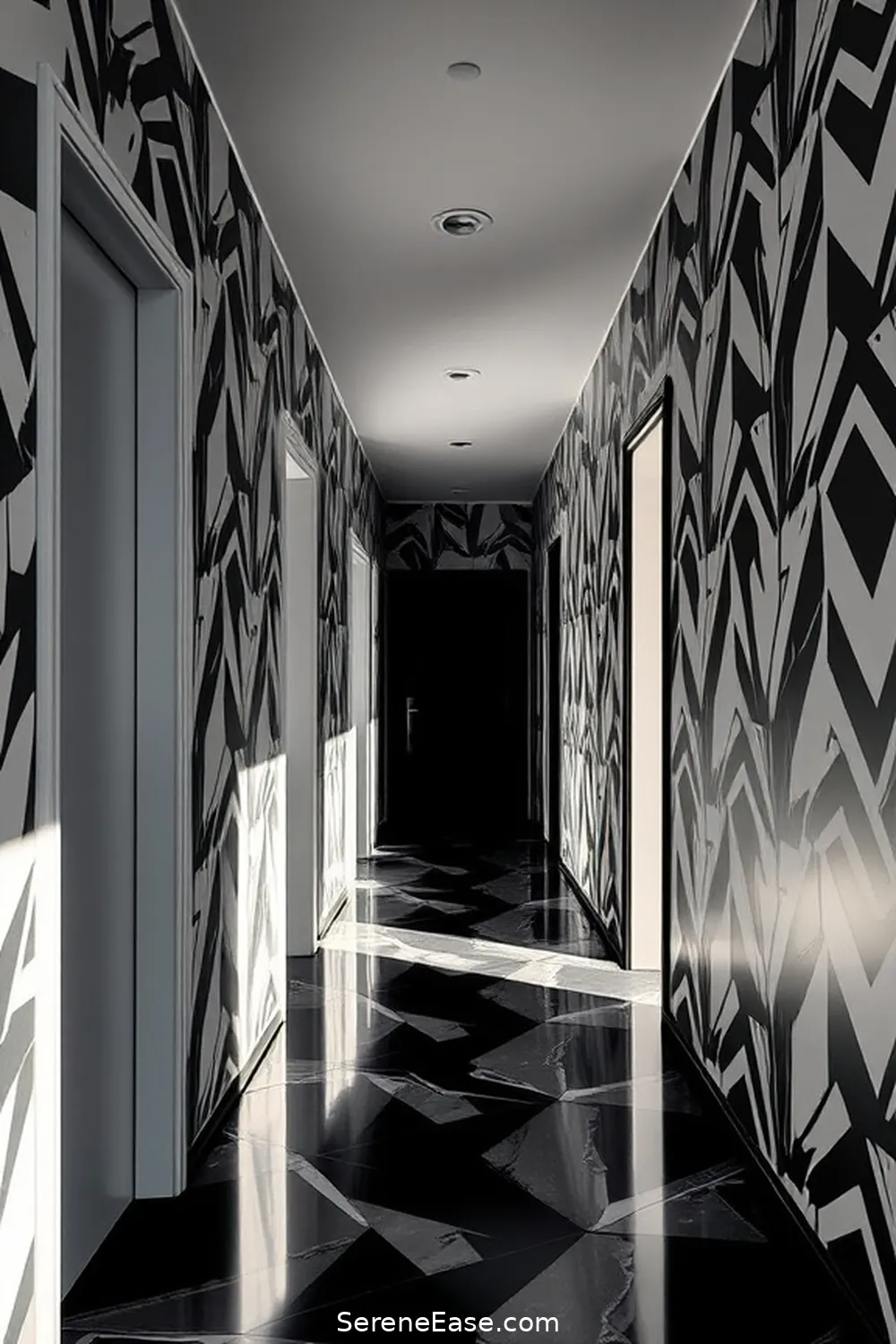 21 Ways to Incorporate Black and White Style in a Mid-Century Modern ...