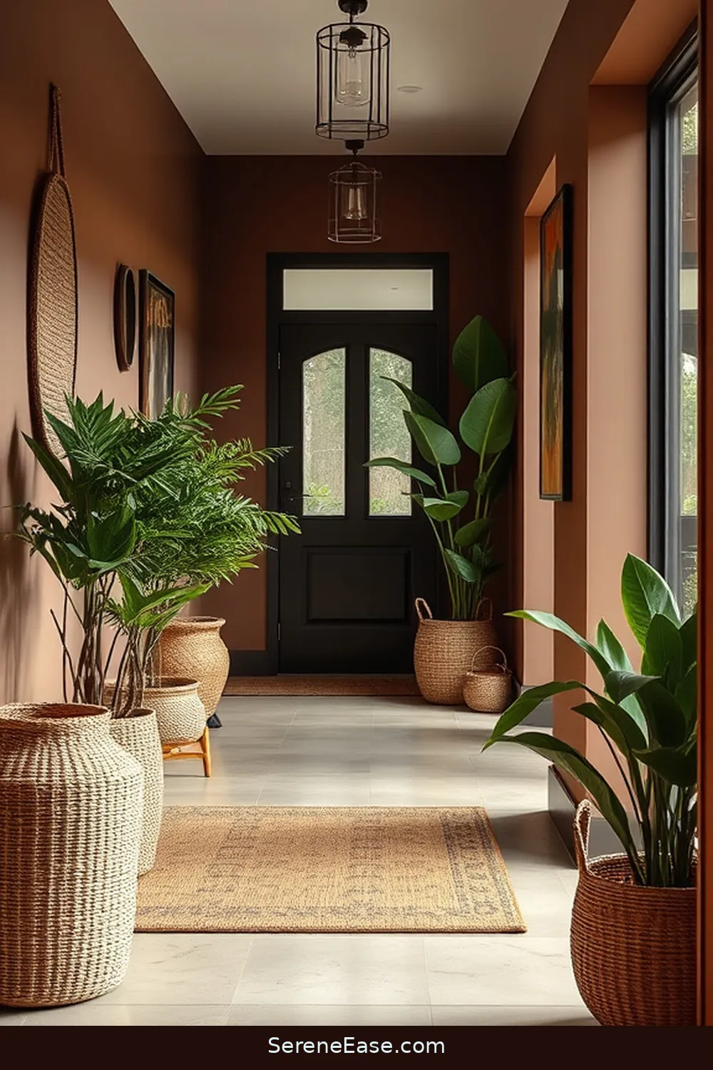 21 Ways to Incorporate Earth Tones in Mid-Century Modern Hallways ...