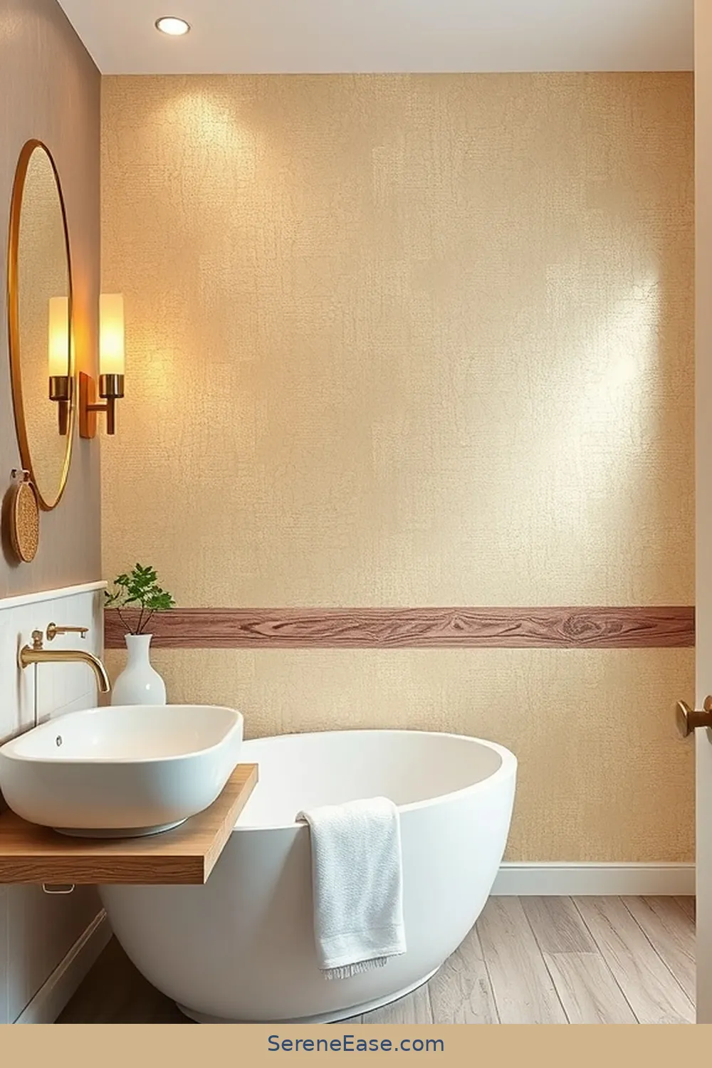 22 Stunning Metallic Accents to Elevate Your Modern Farmhouse Bathroom ...
