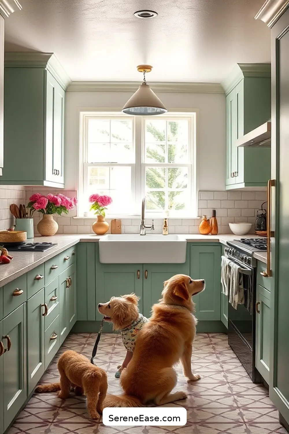 Achieve a Bold Bright Modern Farmhouse Kitchen Style - Serene Ease