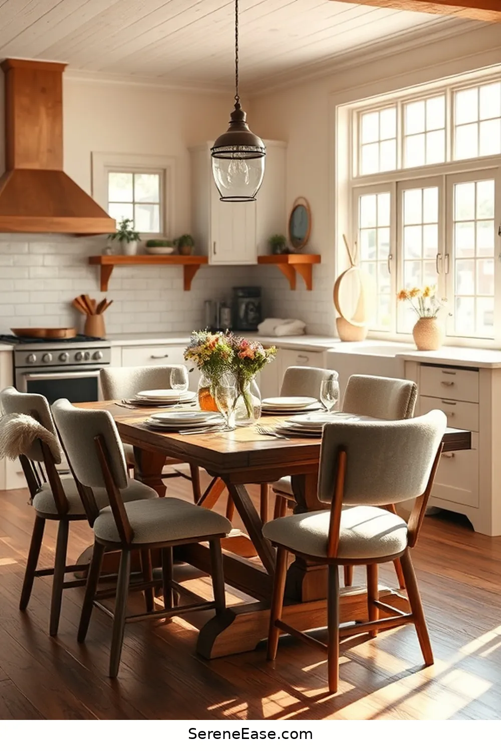 Achieve a Bold Bright Modern Farmhouse Kitchen Style - Serene Ease