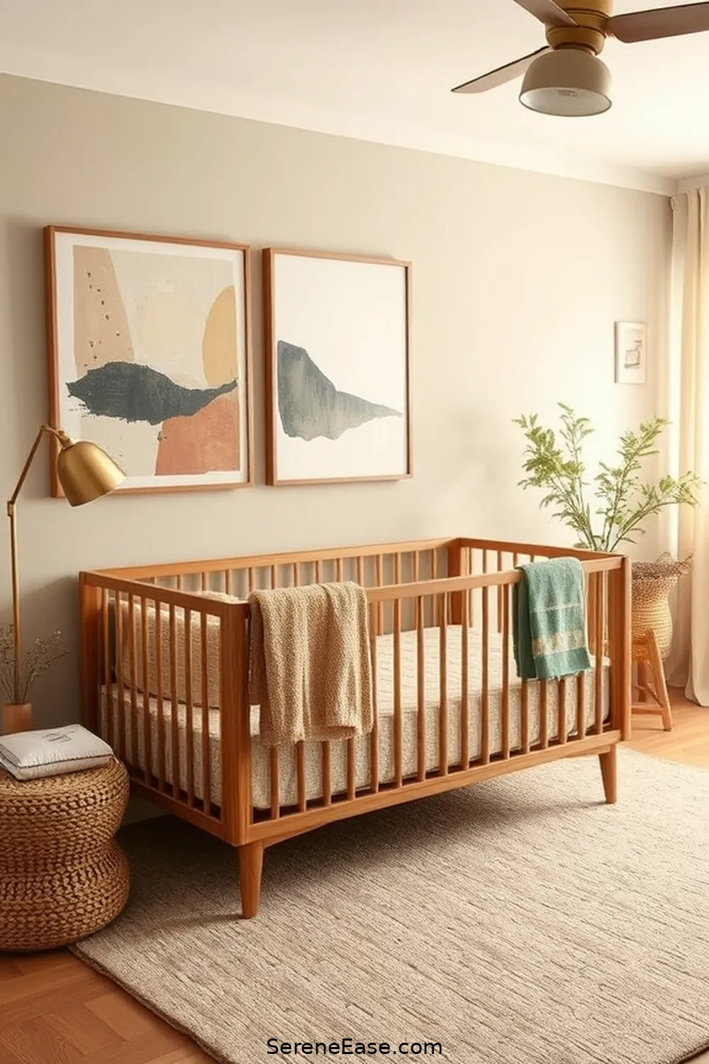 Incorporating Earth Tones in a Mid-Century Modern Nursery Style ...